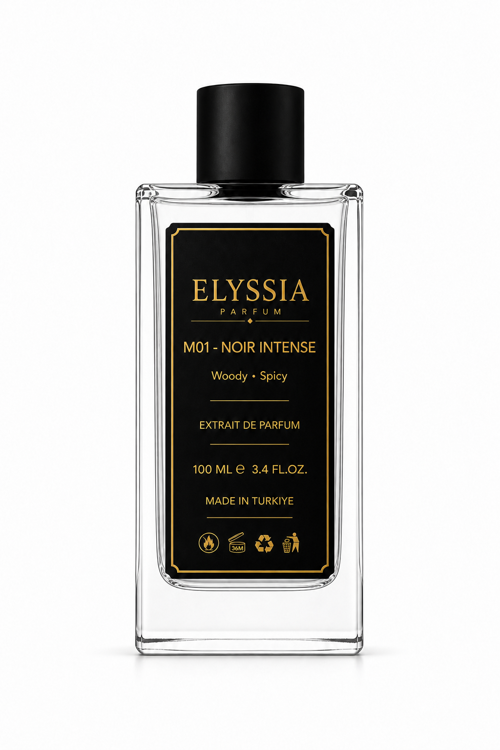 Elyssia - M01 Yoğun Siyah