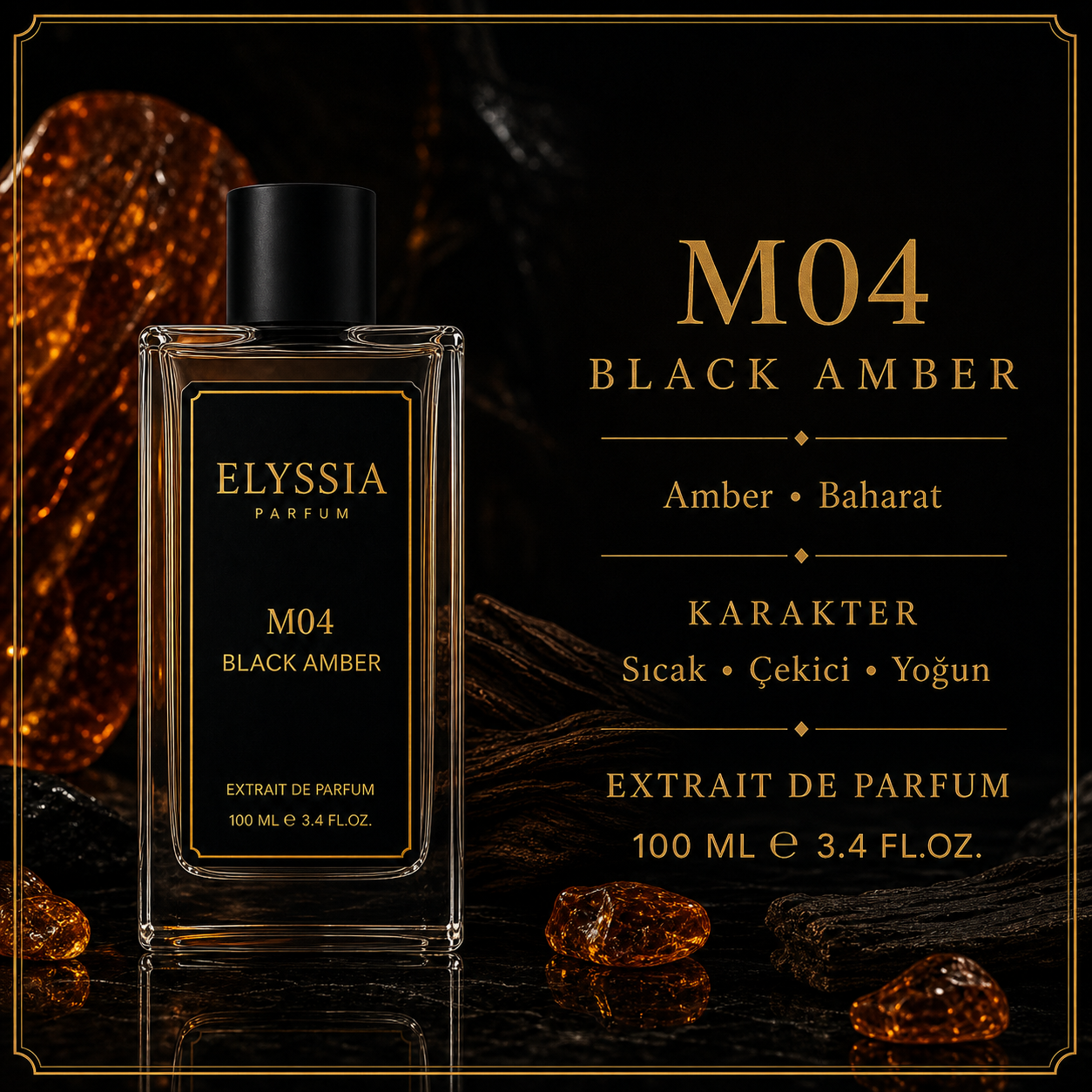 Elyssia - M04 Black Amber