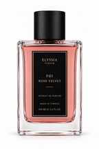 Elyssia F01 ROSE VELVET arka şişe görünümü