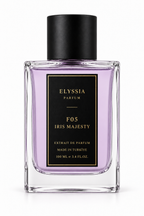 Elyssia F05 IRIS MAJESTY arka şişe görünümü