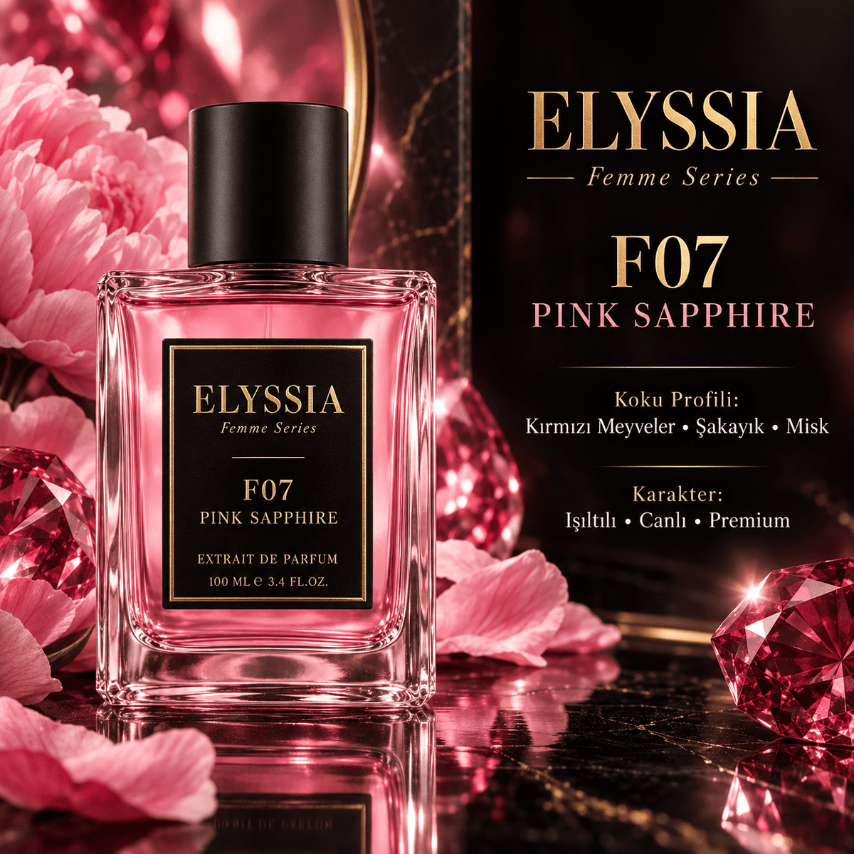 Elyssia - F07 Pink Sapphire - Elyssia
