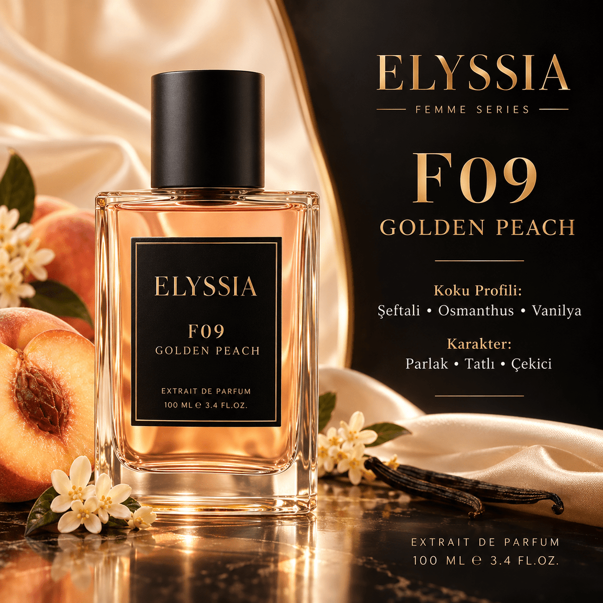 Elyssia - F09 Golden Peach - Elyssia