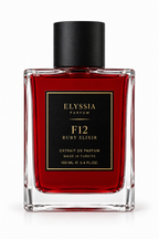 Elyssia F12 RUBY ELIXIR arka şişe görünümü