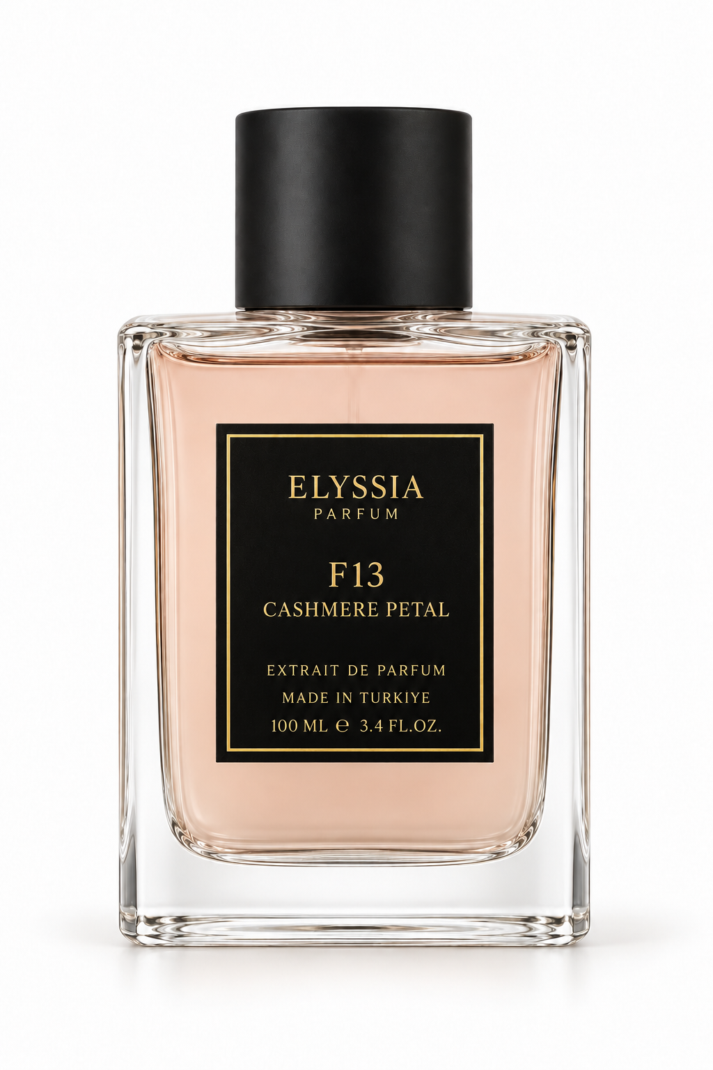 Elyssia F13 CASHMERE PETAL arka şişe görünümü