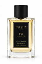 Elyssia F15 VELVET FIG arka şişe görünümü