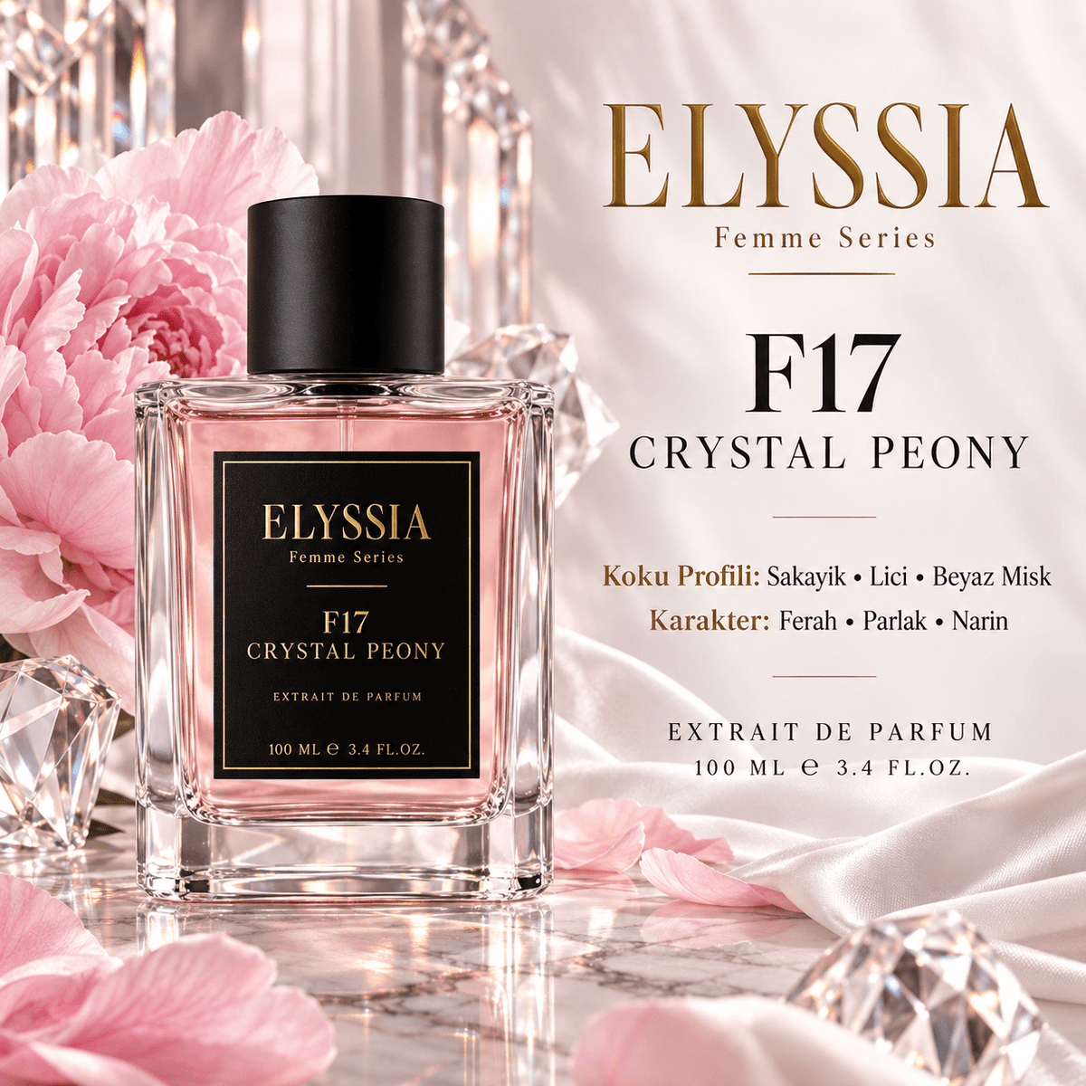 Elyssia - F17 Crystal Peony - Elyssia