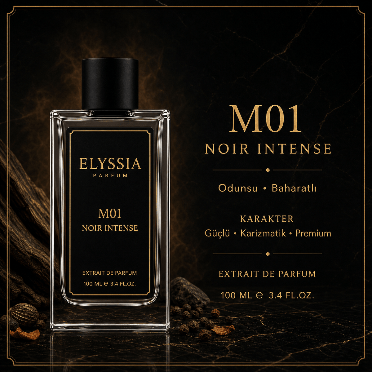 Elyssia - M01 Noir Intense - Elyssia