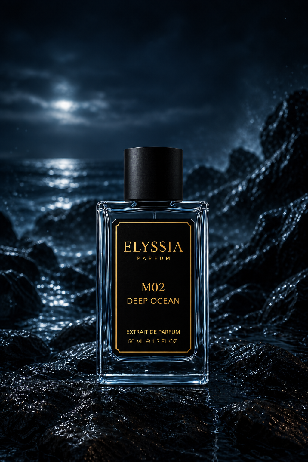 Elyssia - M02 Deep Ocean 50 ml parfüm şişesi