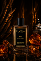 Elyssia - M04 Black Amber 50 ml parfüm şişesi