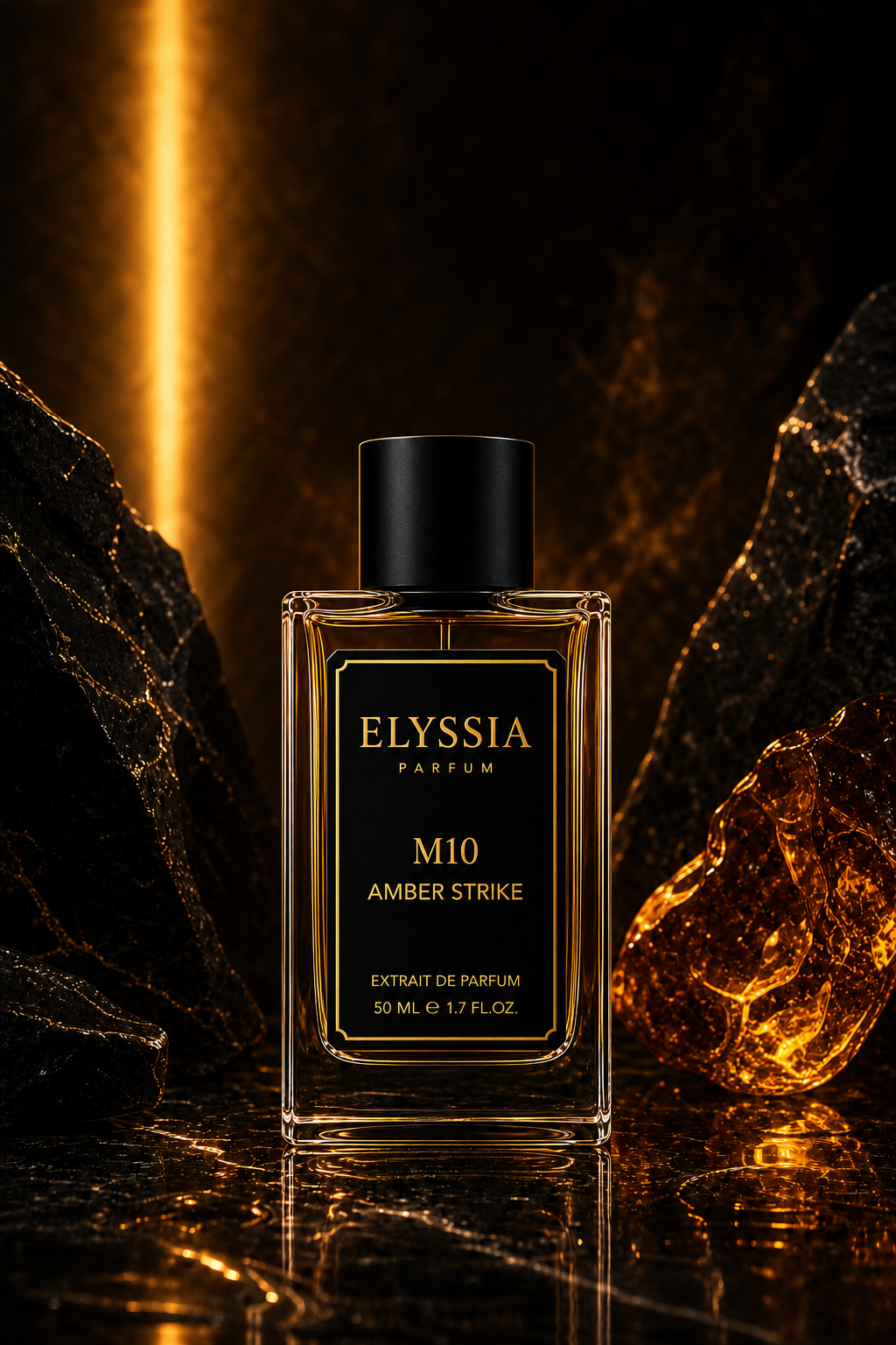Elyssia - M10 Amber Strike 50 ml parfüm şişesi