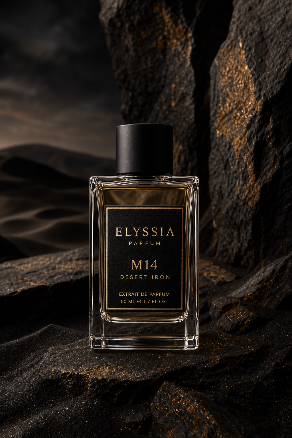 Elyssia - M14 Desert Iron 50 ml parfüm şişesi