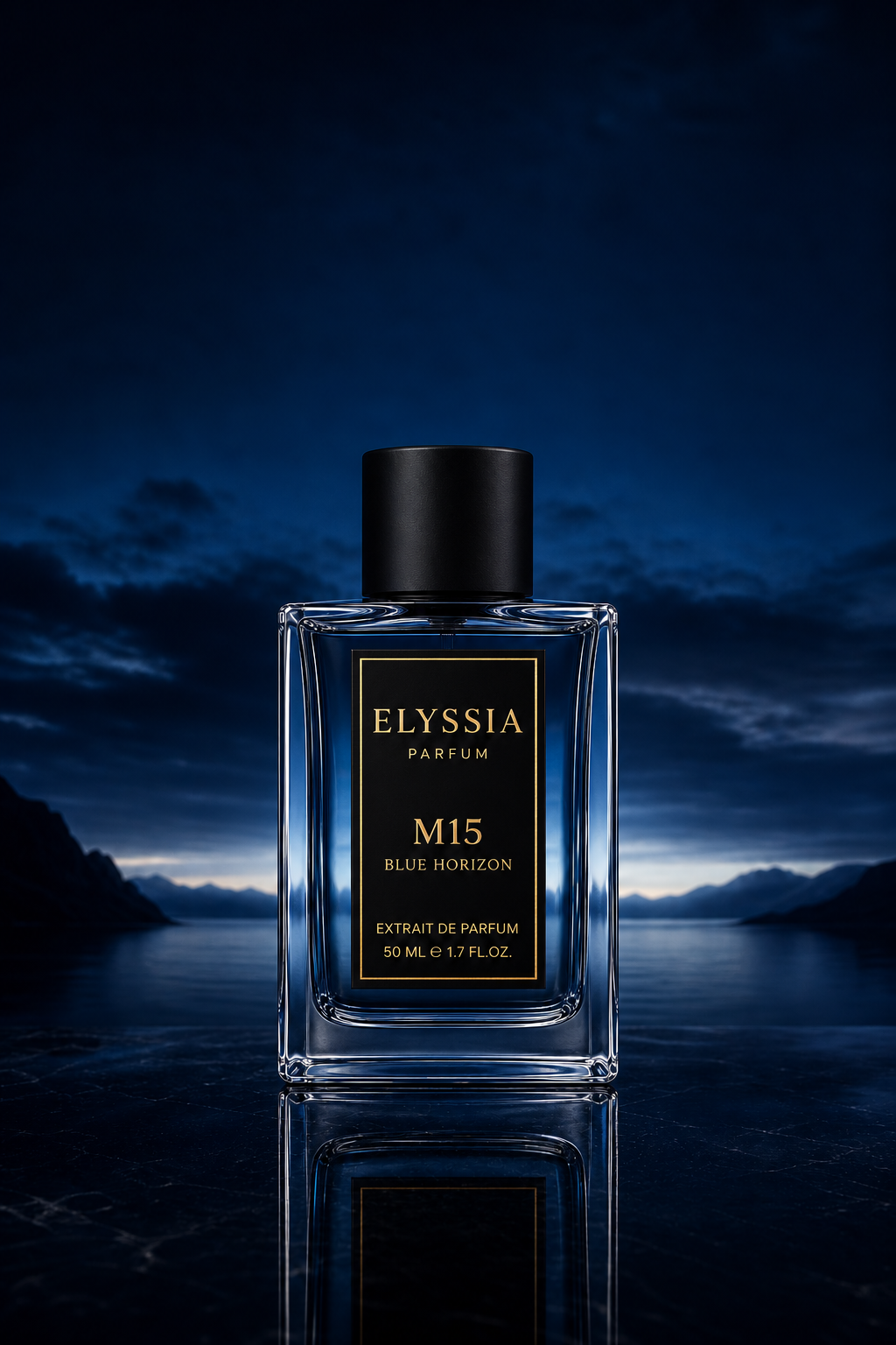 Elyssia - M15 Blue Horizon 50 ml parfüm şişesi