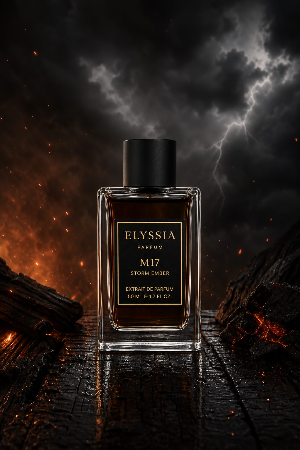 Elyssia - M17 Storm Ember 50 ml parfüm şişesi